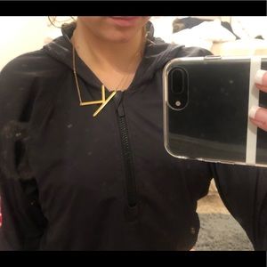 Cropped Lululemon rain jacket